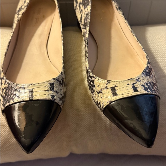 Kate Spade Snakeskin Pattern Loafer Flats - Picture 7 of 9